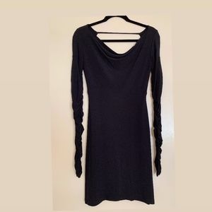 Maria Bianca Nero, Black Dress comes above knee, Size S